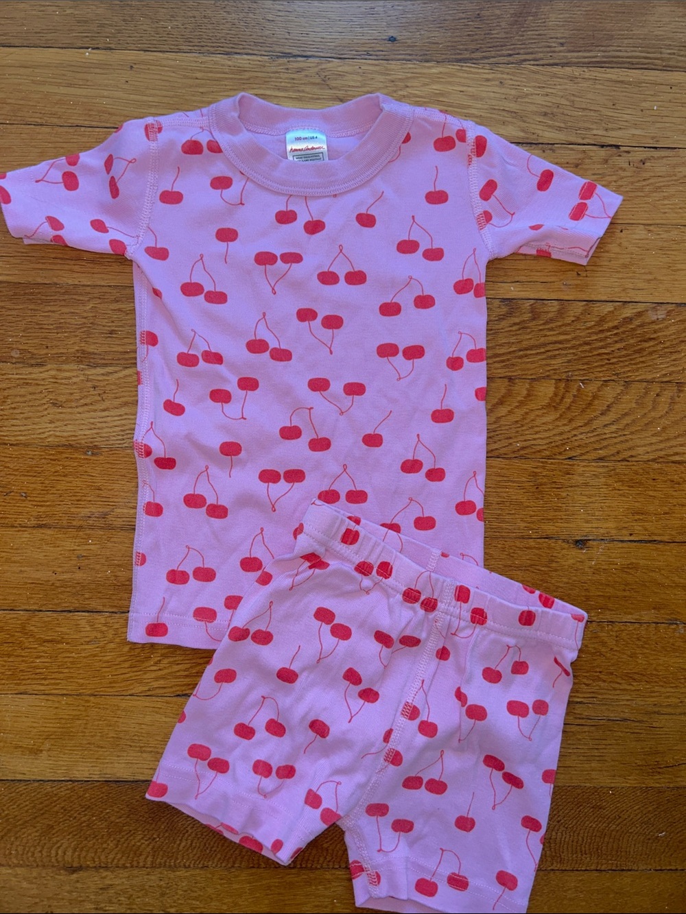 Hanna Andersson organic cherry pajamas
